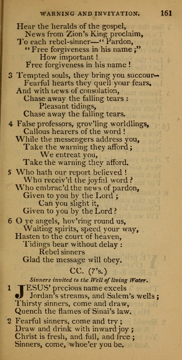 Cluster of spiritual songs, divine hymns, and sacred poems: being chiefly a collection page 168