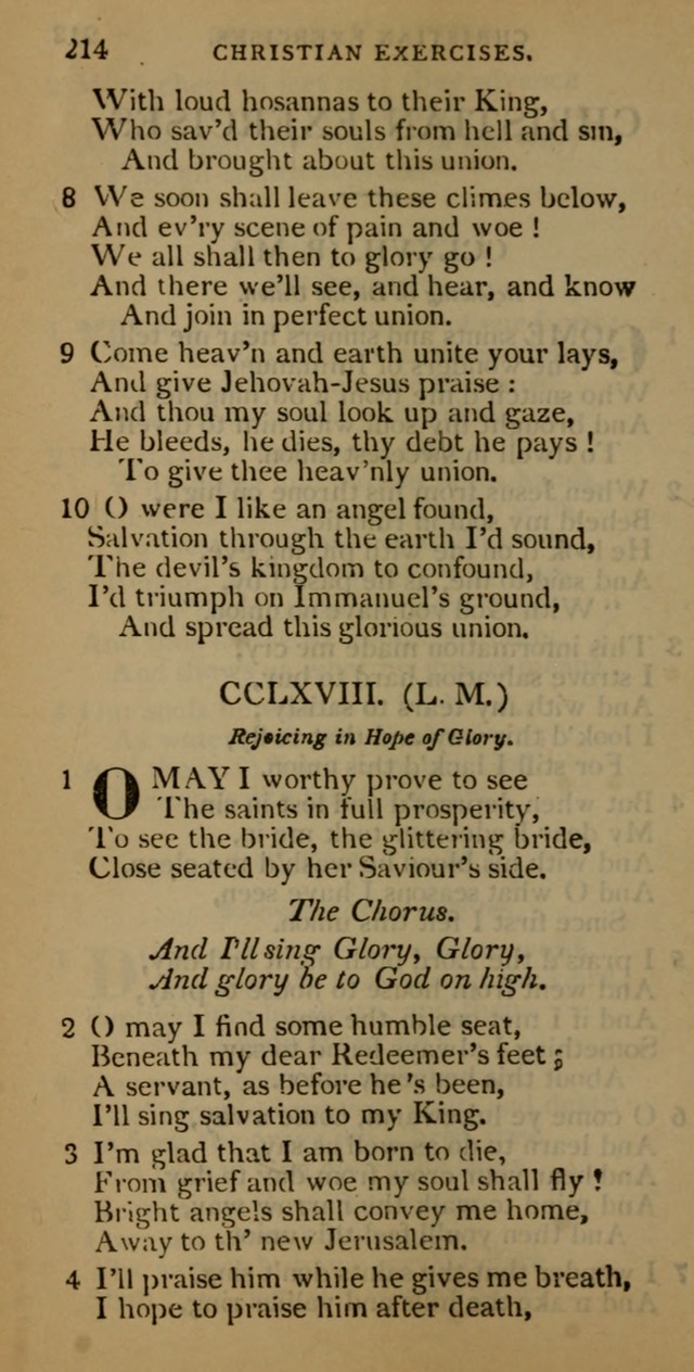 Cluster of spiritual songs, divine hymns, and sacred poems: being chiefly a collection page 221
