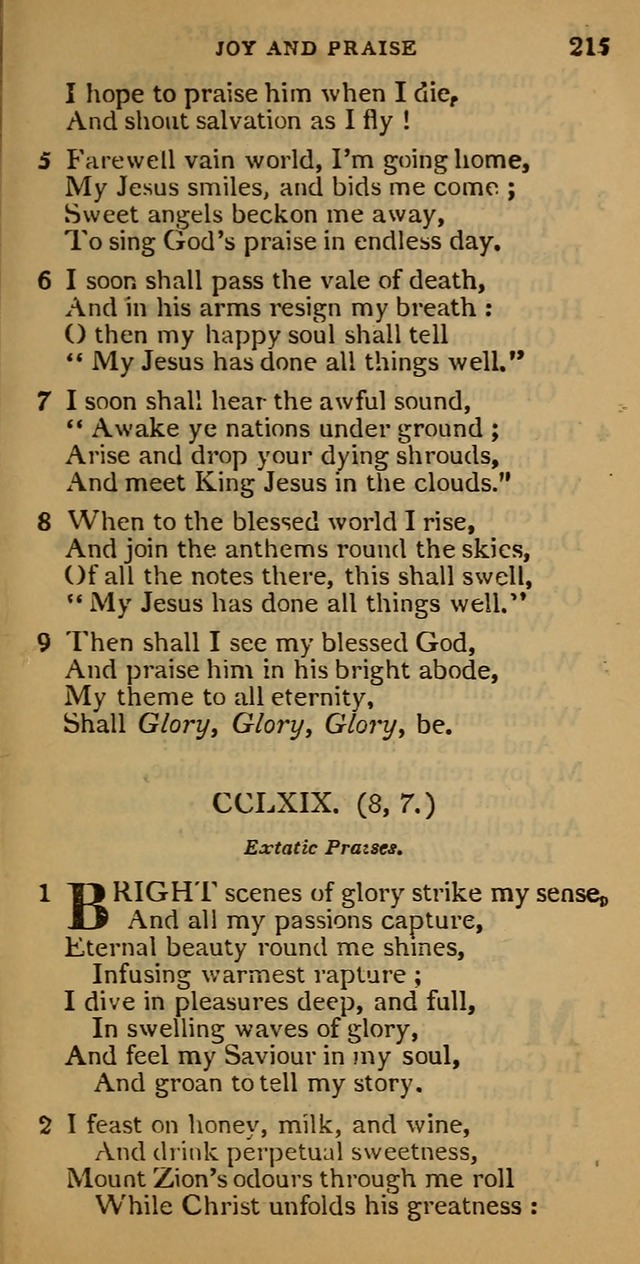 Cluster of spiritual songs, divine hymns, and sacred poems: being chiefly a collection page 222