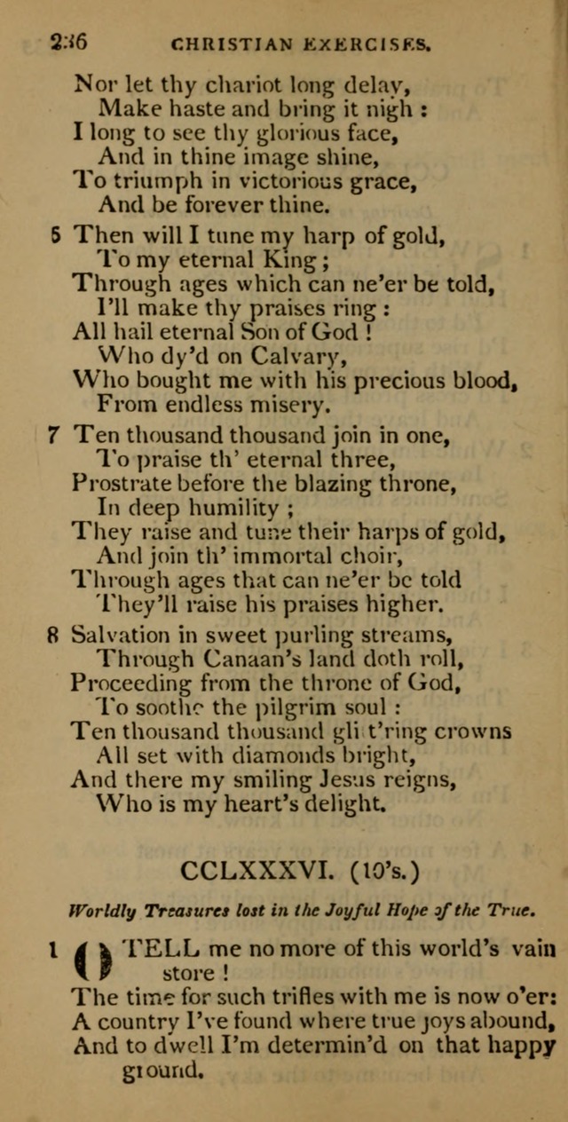 Cluster of spiritual songs, divine hymns, and sacred poems: being chiefly a collection page 243
