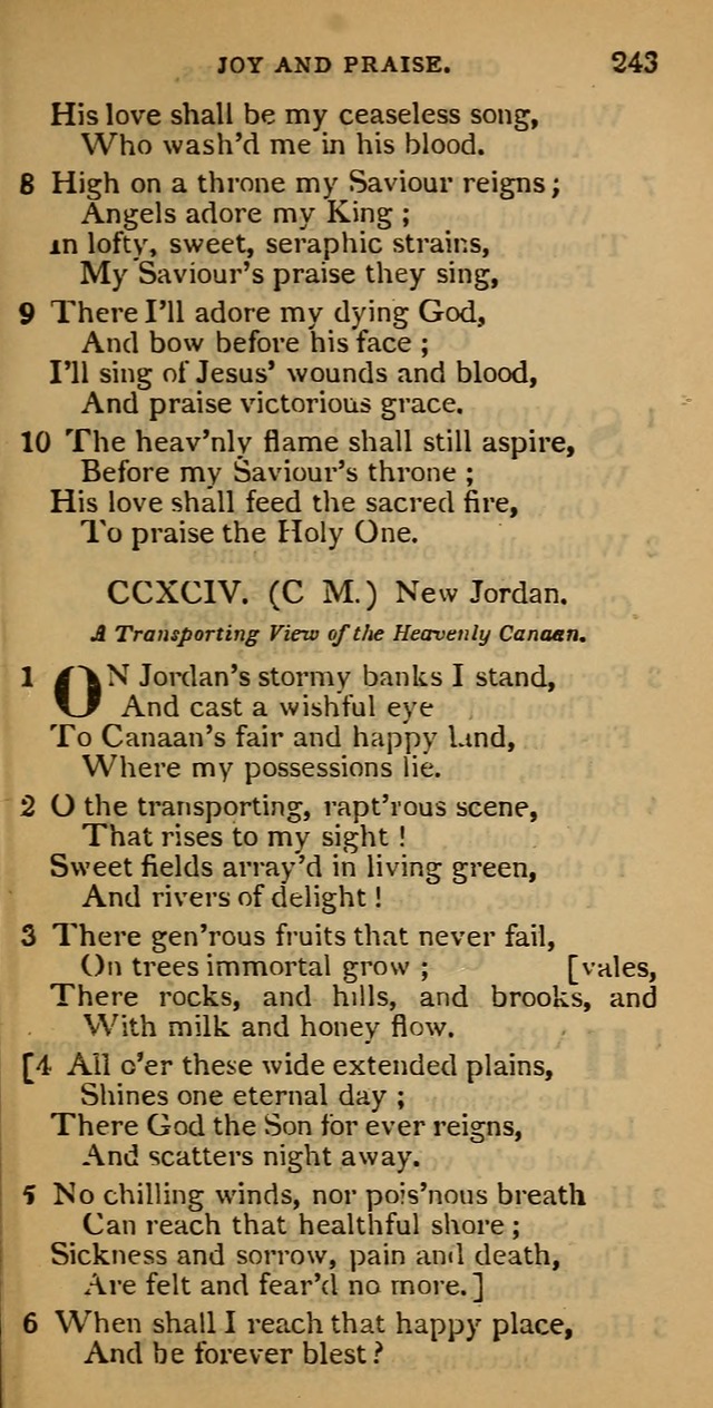 Cluster of spiritual songs, divine hymns, and sacred poems: being chiefly a collection page 250