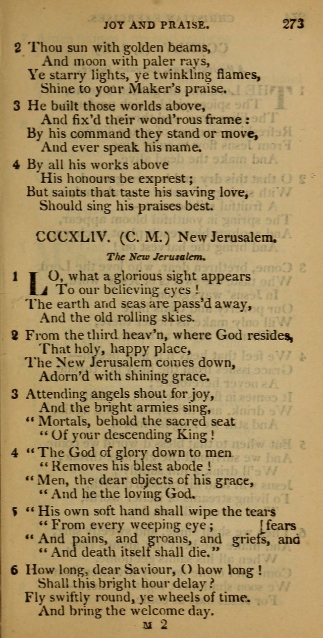 Cluster of spiritual songs, divine hymns, and sacred poems: being chiefly a collection page 280