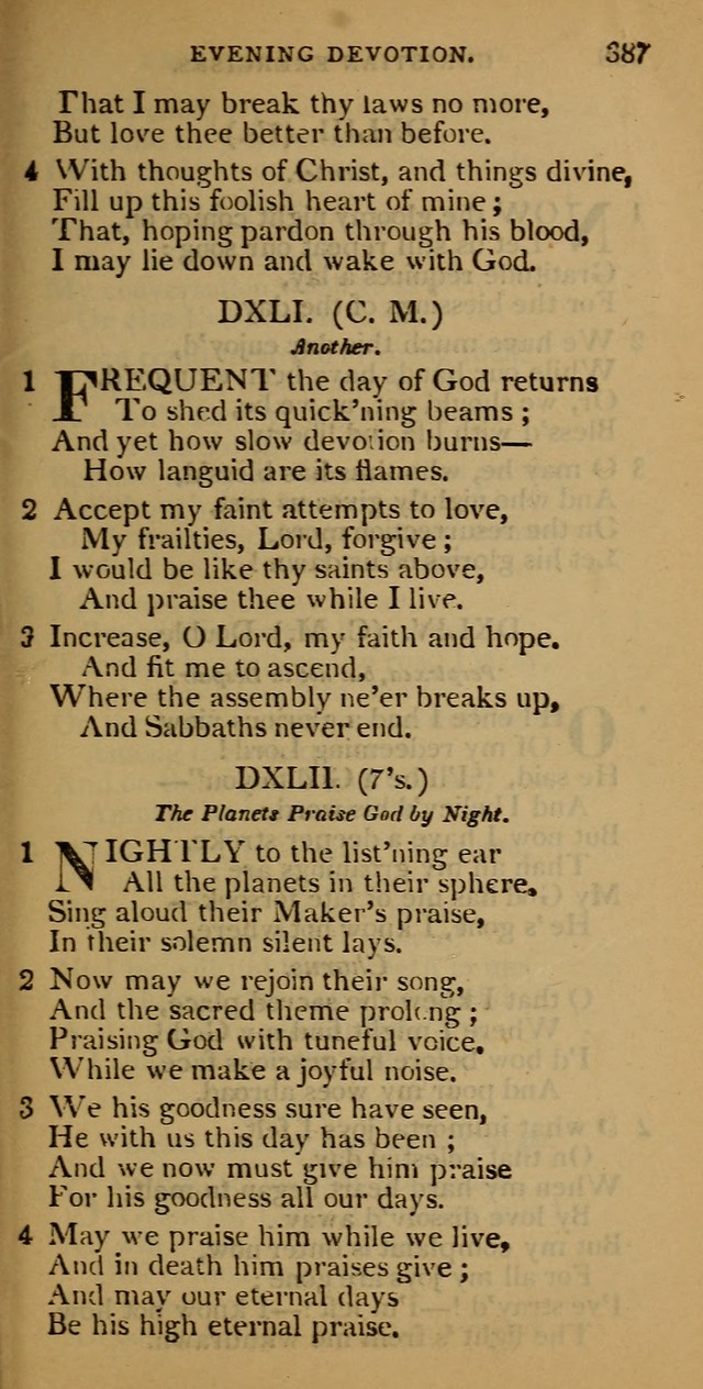 Cluster of spiritual songs, divine hymns, and sacred poems: being chiefly a collection page 396