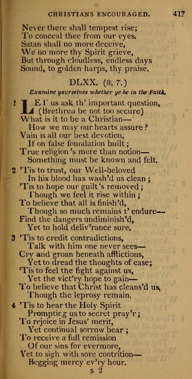 Cluster of spiritual songs, divine hymns, and sacred poems: being chiefly a collection page 426