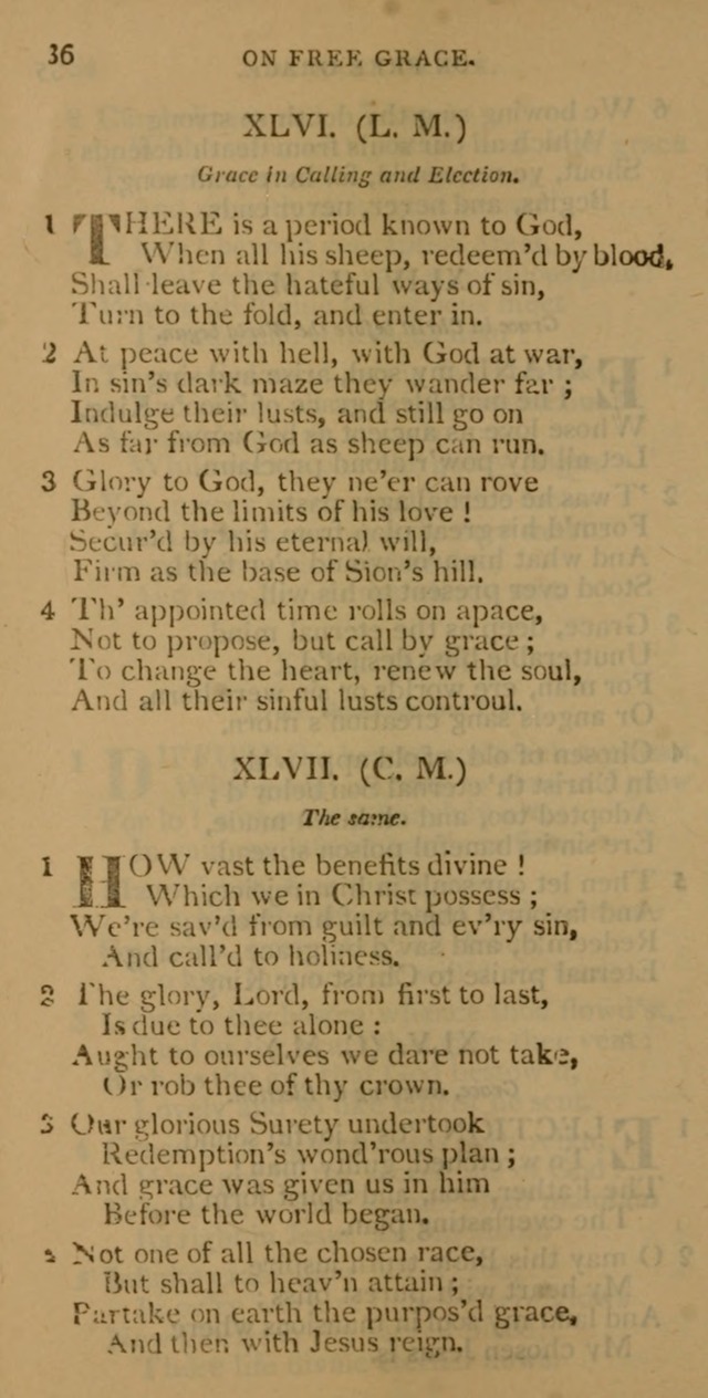 Cluster of spiritual songs, divine hymns, and sacred poems: being chiefly a collection page 43