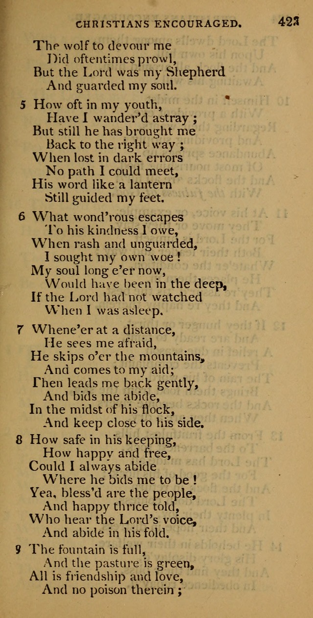 Cluster of spiritual songs, divine hymns, and sacred poems: being chiefly a collection page 432