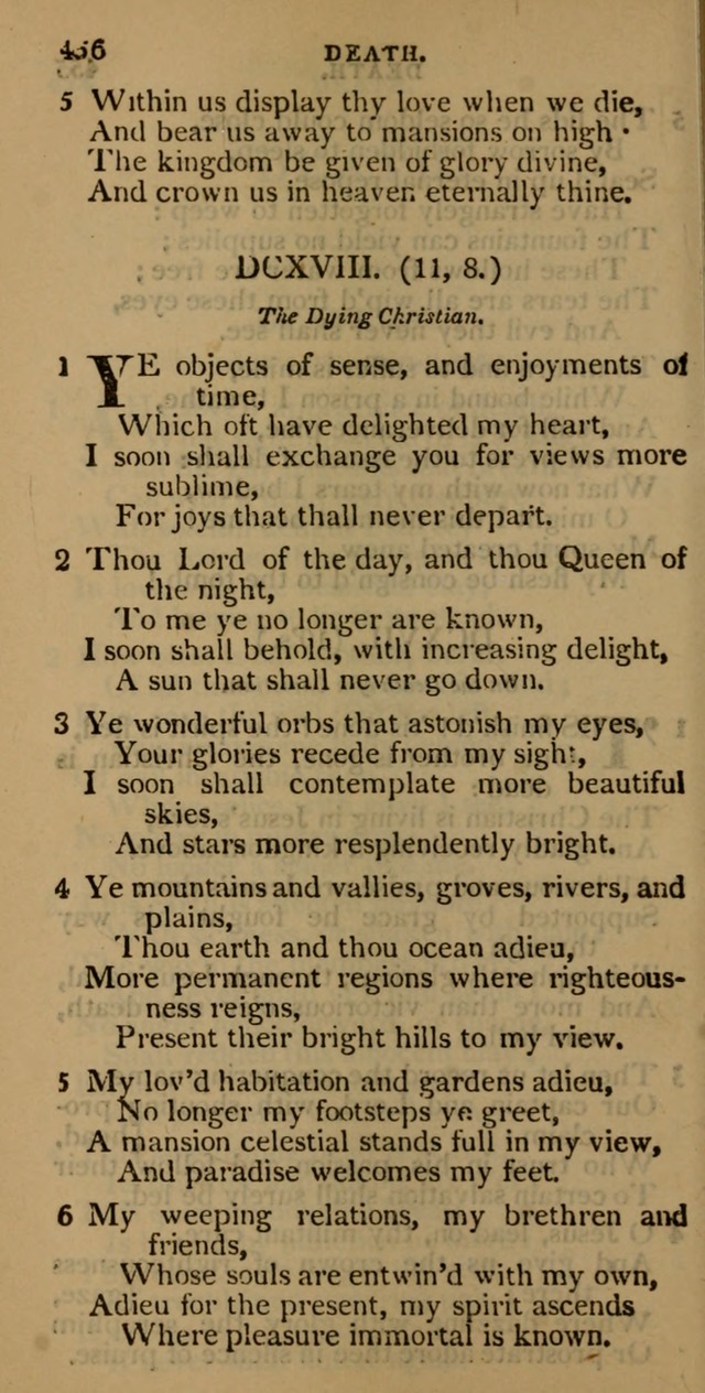 Cluster of spiritual songs, divine hymns, and sacred poems: being chiefly a collection page 463