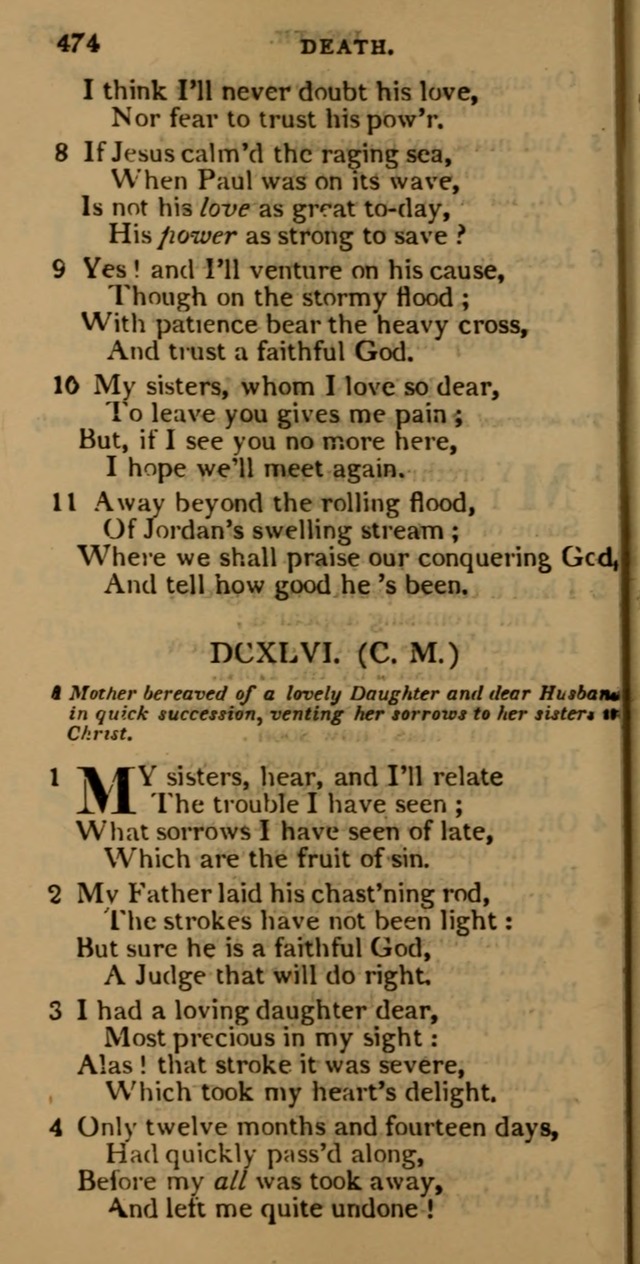 Cluster of spiritual songs, divine hymns, and sacred poems: being chiefly a collection page 483