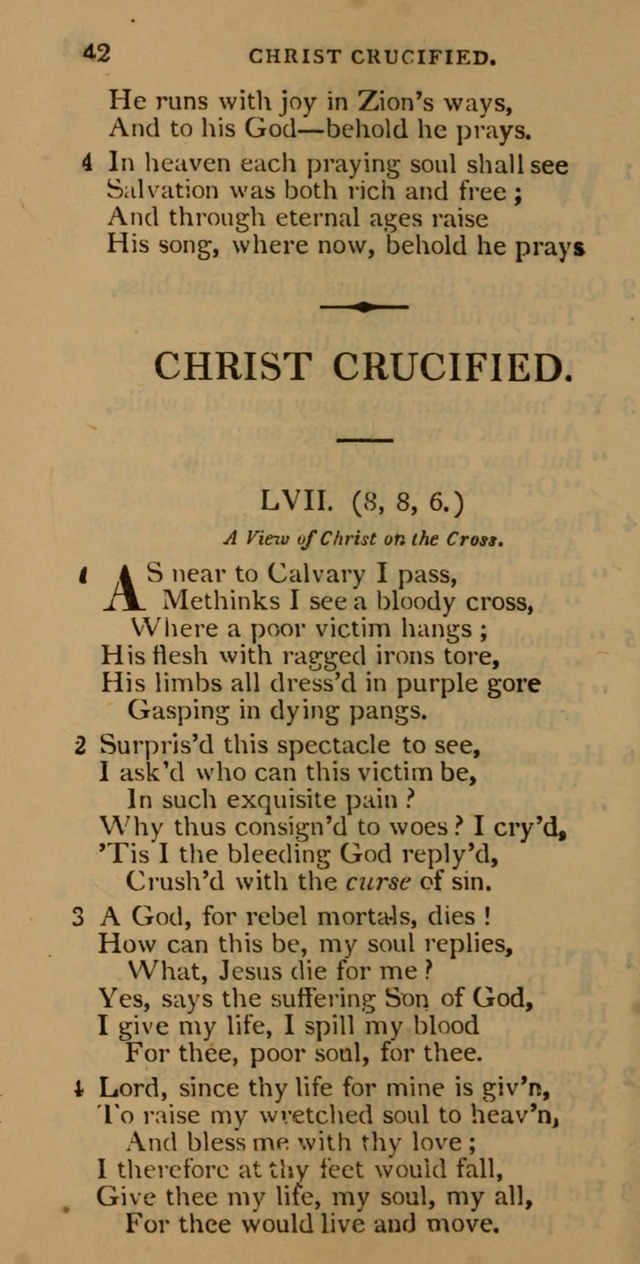 Cluster of spiritual songs, divine hymns, and sacred poems: being chiefly a collection page 49