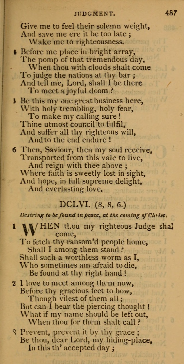 Cluster of spiritual songs, divine hymns, and sacred poems: being chiefly a collection page 496