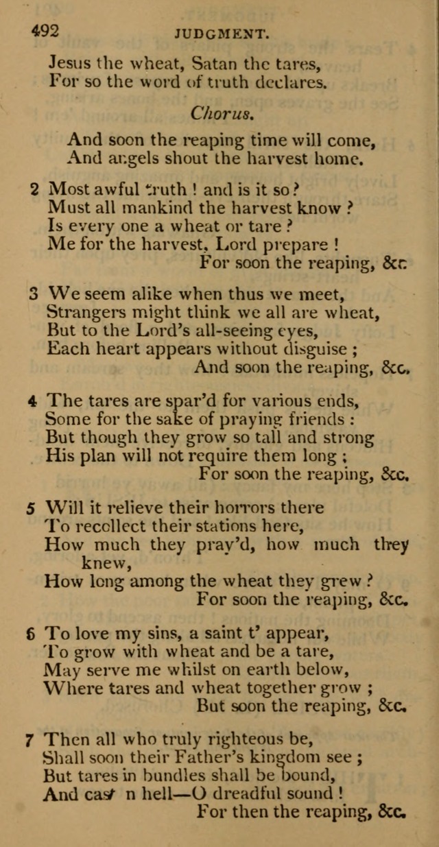 Cluster of spiritual songs, divine hymns, and sacred poems: being chiefly a collection page 501