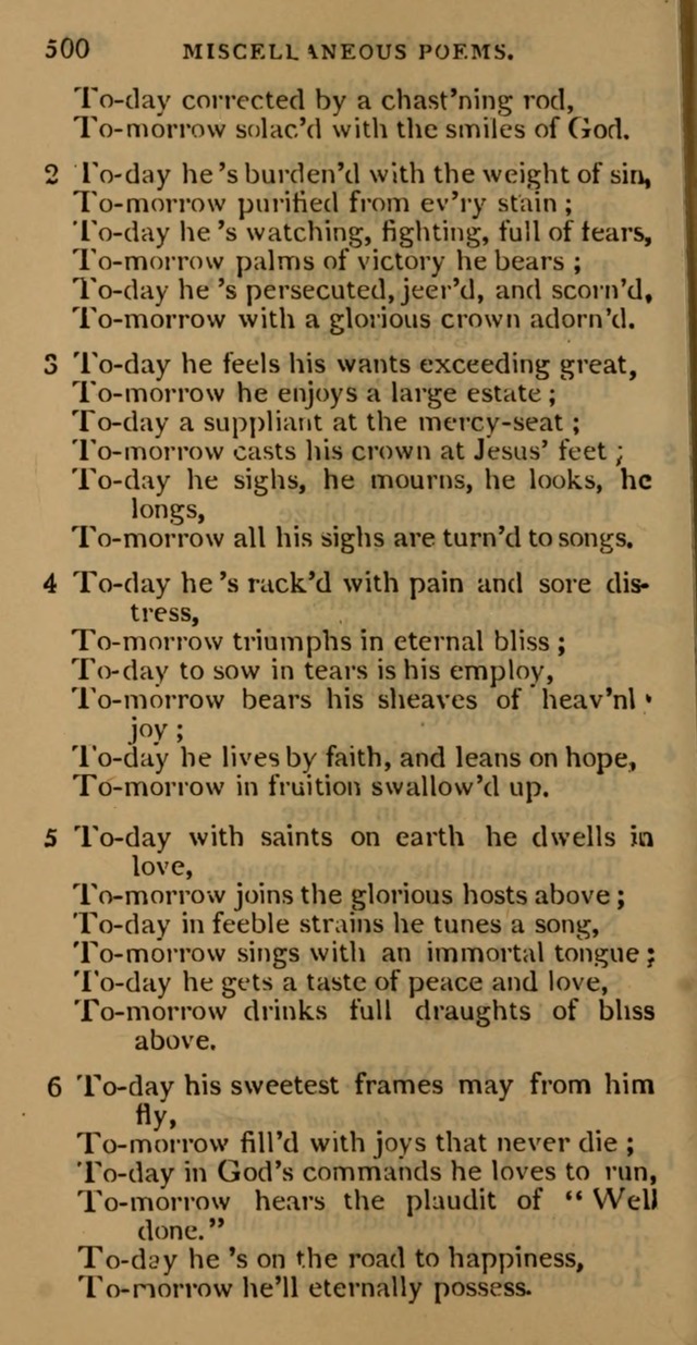 Cluster of spiritual songs, divine hymns, and sacred poems: being chiefly a collection page 509