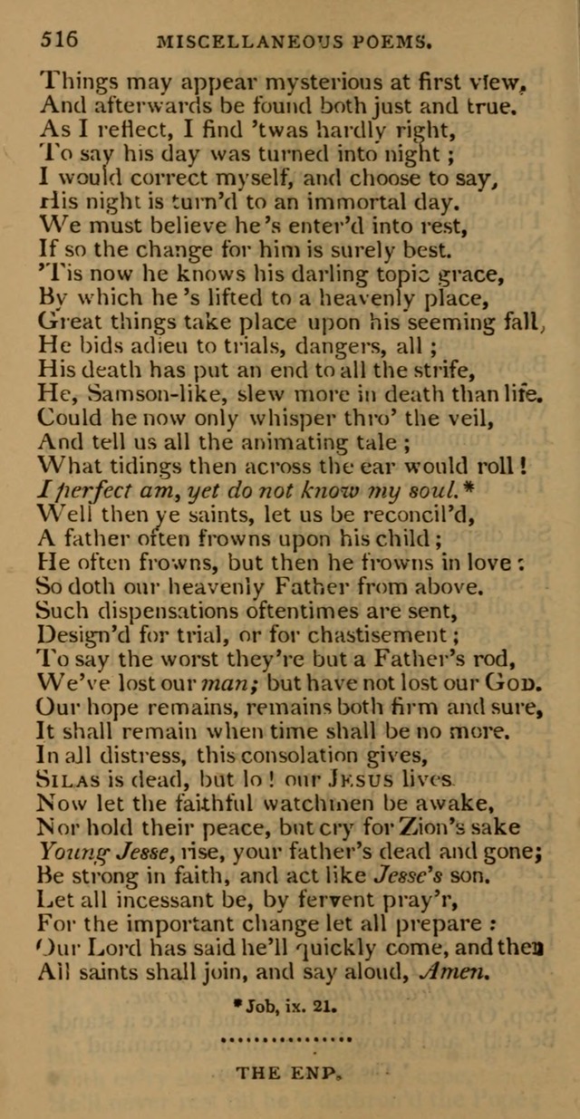 Cluster of spiritual songs, divine hymns, and sacred poems: being chiefly a collection page 525