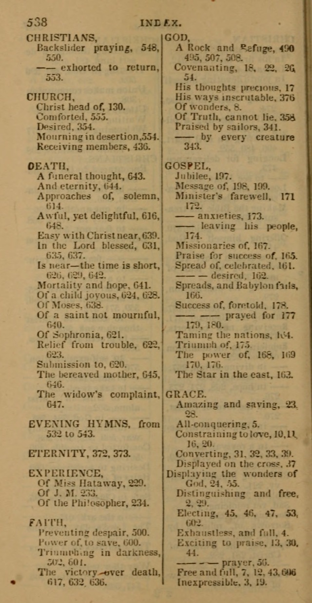 Cluster of spiritual songs, divine hymns, and sacred poems: being chiefly a collection page 547