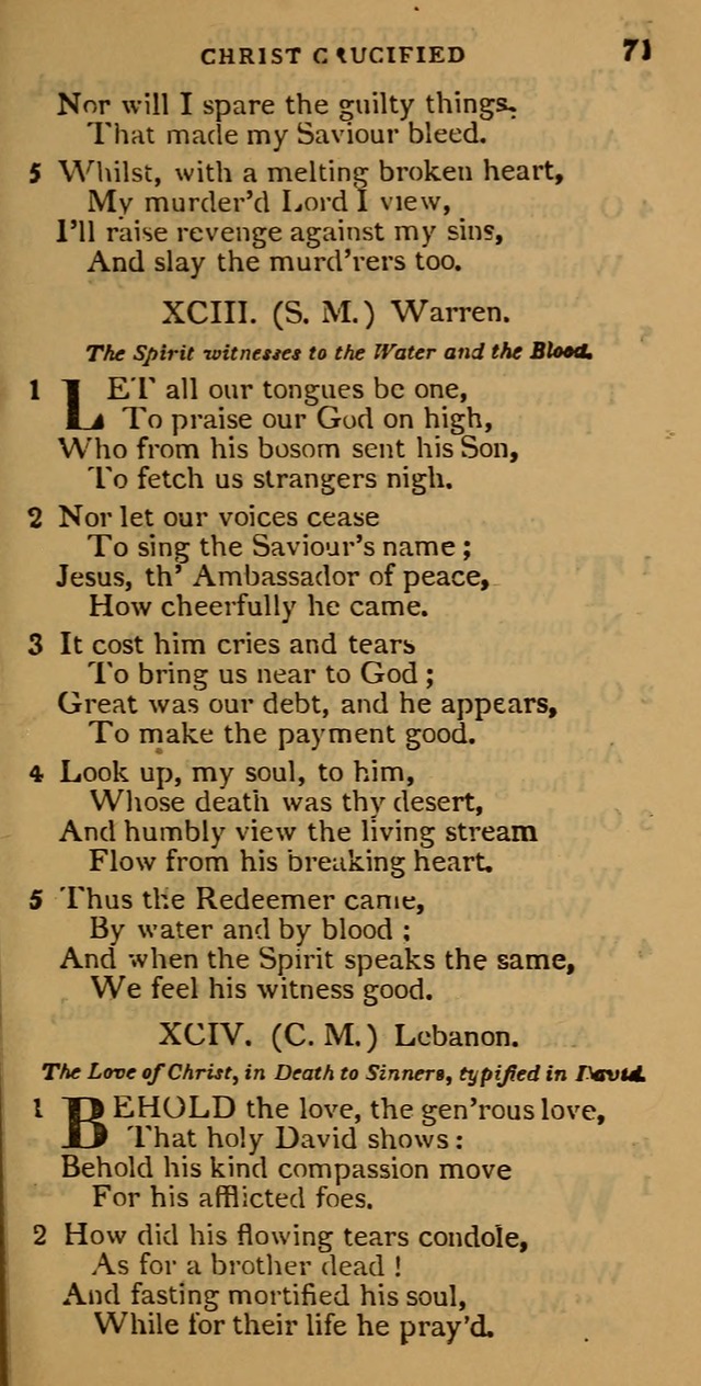 Cluster of spiritual songs, divine hymns, and sacred poems: being chiefly a collection page 78