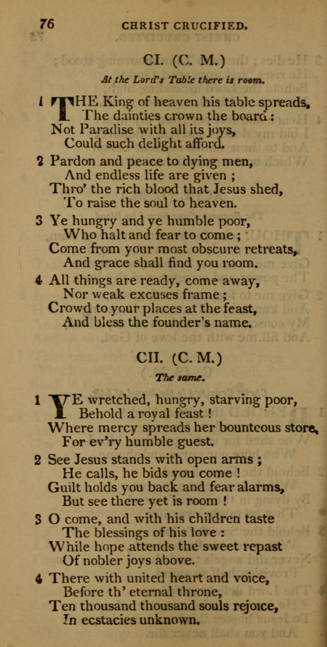 Cluster of spiritual songs, divine hymns, and sacred poems: being chiefly a collection page 83