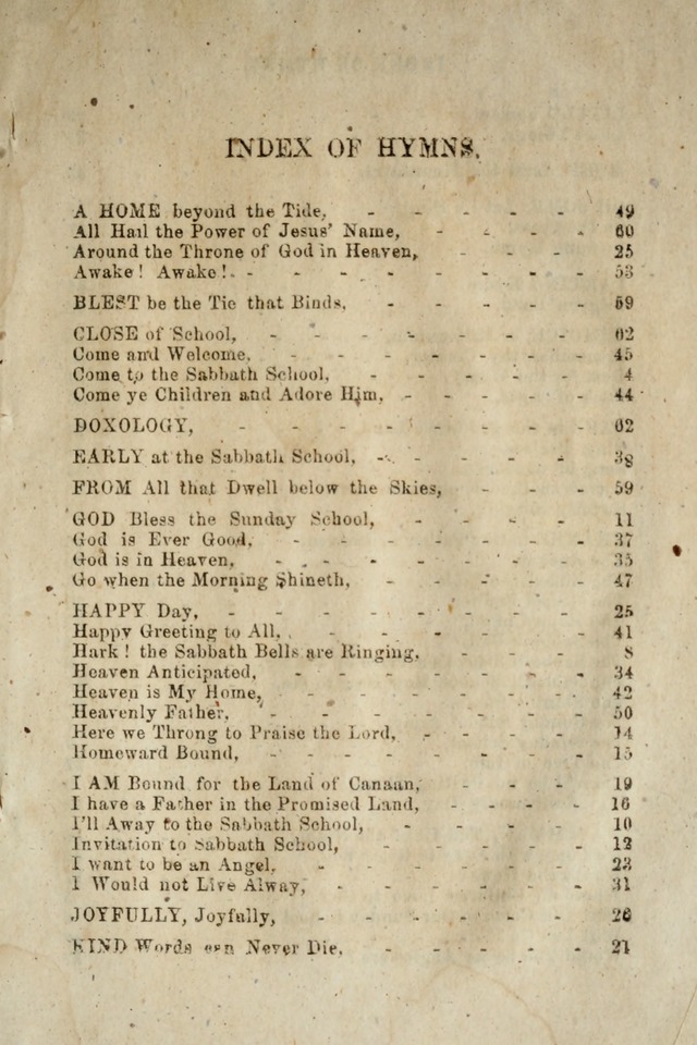 A Collection of Sabbath School Hymns: compiled by a Sabbath School Teacher page 63
