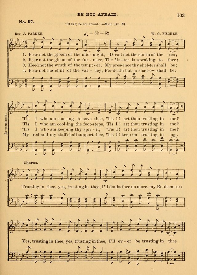 The Christian Sunday School Hymnal: a compilation of choice hymns and tunes for Sunday schools page 103