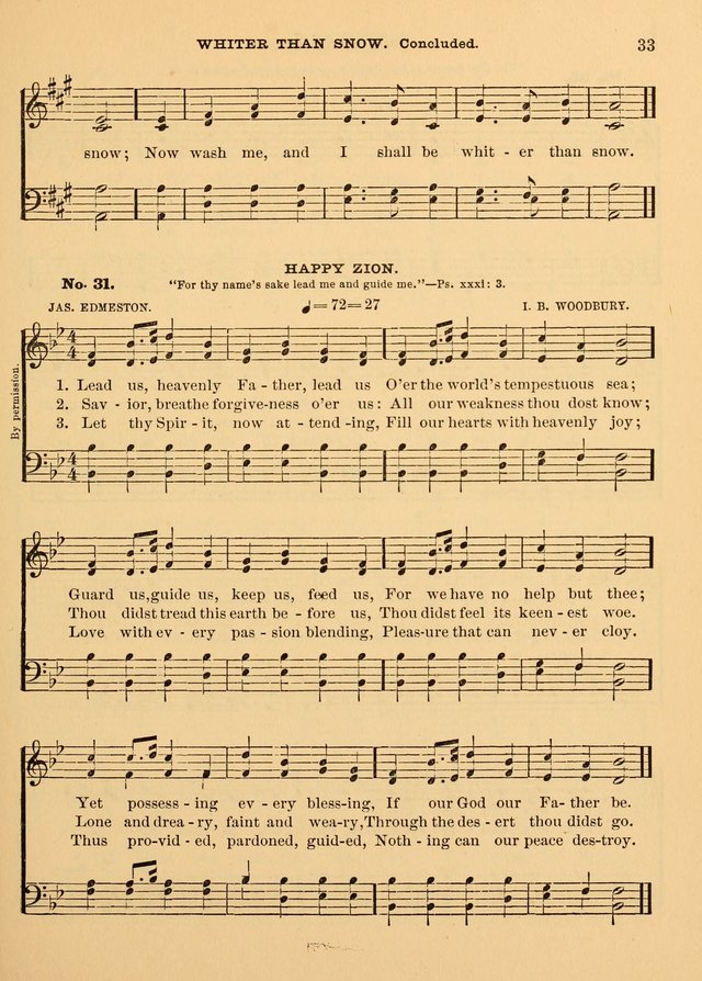 The Christian Sunday School Hymnal: a compilation of choice hymns and tunes for Sunday schools page 33
