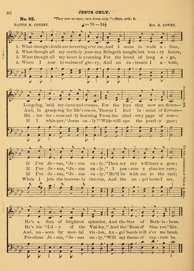 The Christian Sunday School Hymnal: a compilation of choice hymns and tunes for Sunday schools page 86
