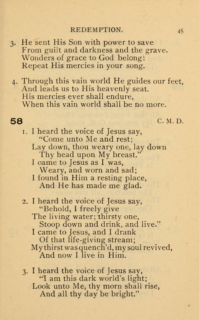 The Church and Sunday-School Hymnal page 133