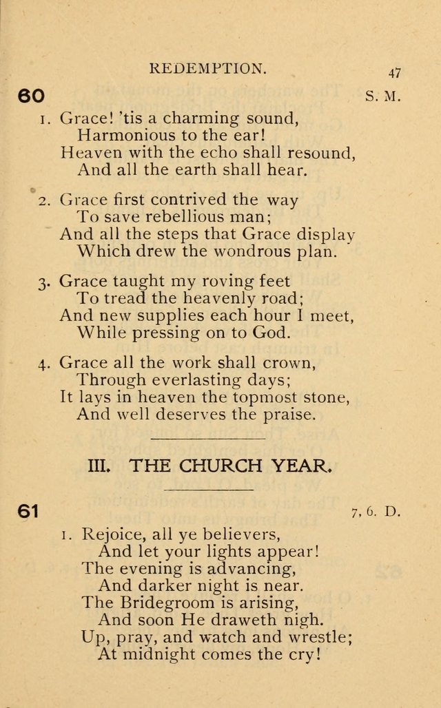 The Church and Sunday-School Hymnal page 135
