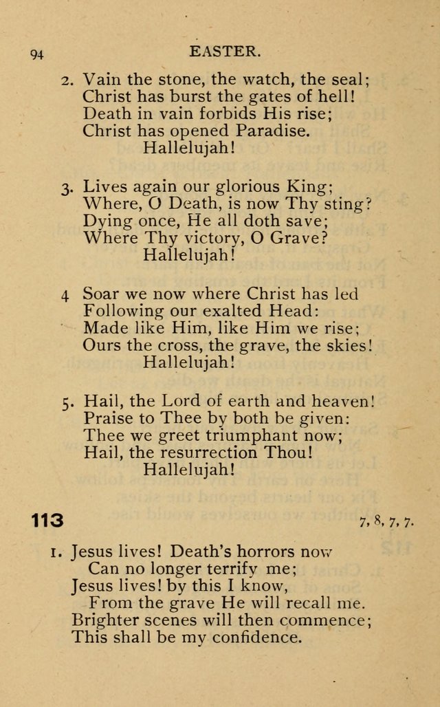 The Church and Sunday-School Hymnal page 182