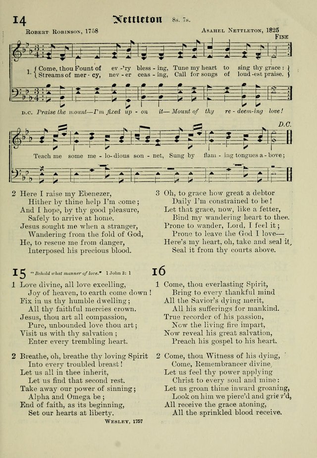 Church and Sunday School Hymnal with Supplement: a Collection of Hymns and Sacred Songs ... [with Deutscher Anhang] page 11