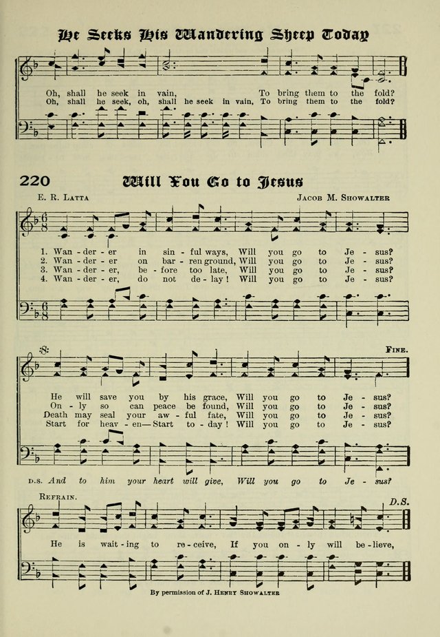 Church and Sunday School Hymnal with Supplement: a Collection of Hymns and Sacred Songs ... [with Deutscher Anhang] page 155