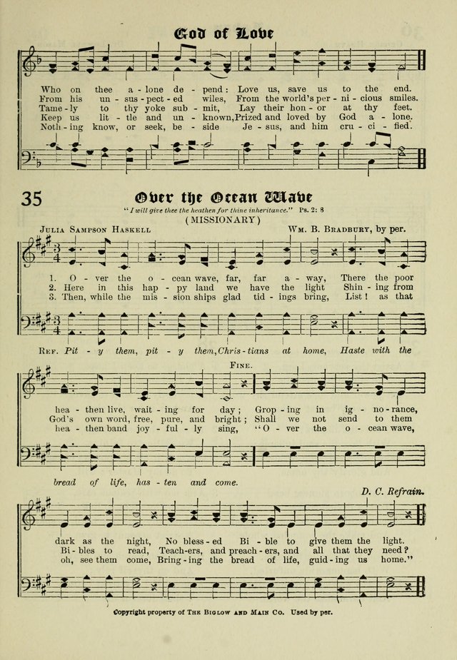 Church and Sunday School Hymnal with Supplement: a Collection of Hymns and Sacred Songs ... [with Deutscher Anhang] page 21