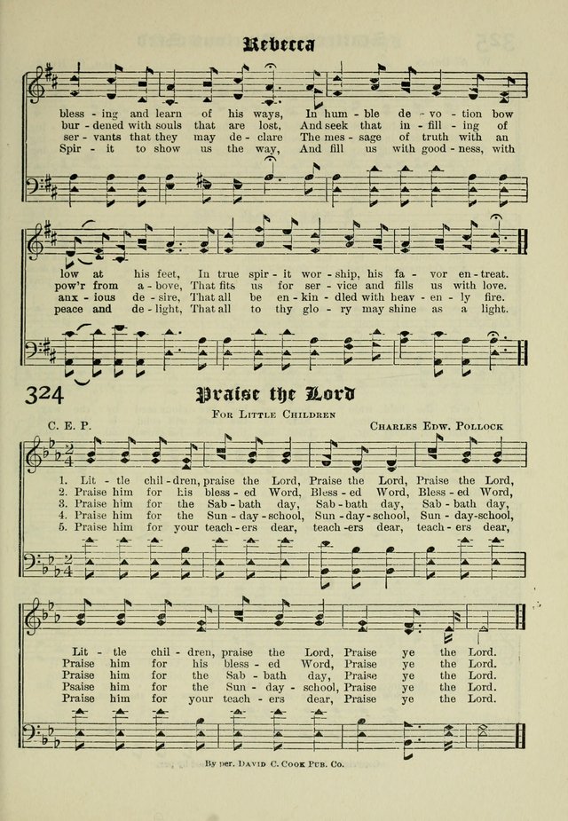 Church and Sunday School Hymnal with Supplement: a Collection of Hymns and Sacred Songs ... [with Deutscher Anhang] page 225