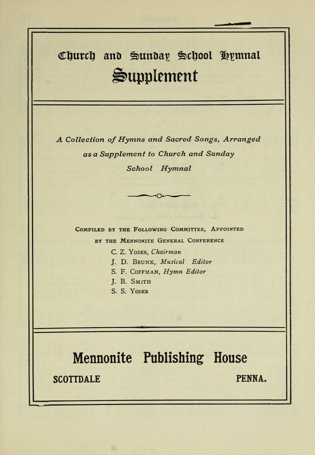 Church and Sunday School Hymnal with Supplement: a Collection of Hymns and Sacred Songs ... [with Deutscher Anhang] page 305