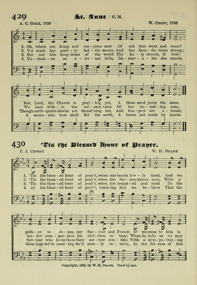 Church and Sunday School Hymnal with Supplement: a Collection of Hymns and Sacred Songs ... [with Deutscher Anhang] page 316