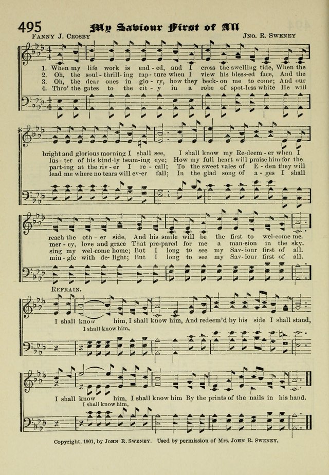 Church and Sunday School Hymnal with Supplement: a Collection of Hymns and Sacred Songs ... [with Deutscher Anhang] page 372