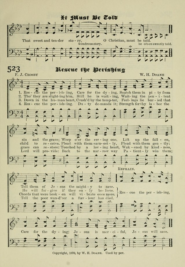 Church and Sunday School Hymnal with Supplement: a Collection of Hymns and Sacred Songs ... [with Deutscher Anhang] page 399
