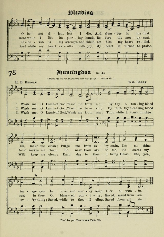Church and Sunday School Hymnal with Supplement: a Collection of Hymns and Sacred Songs ... [with Deutscher Anhang] page 45