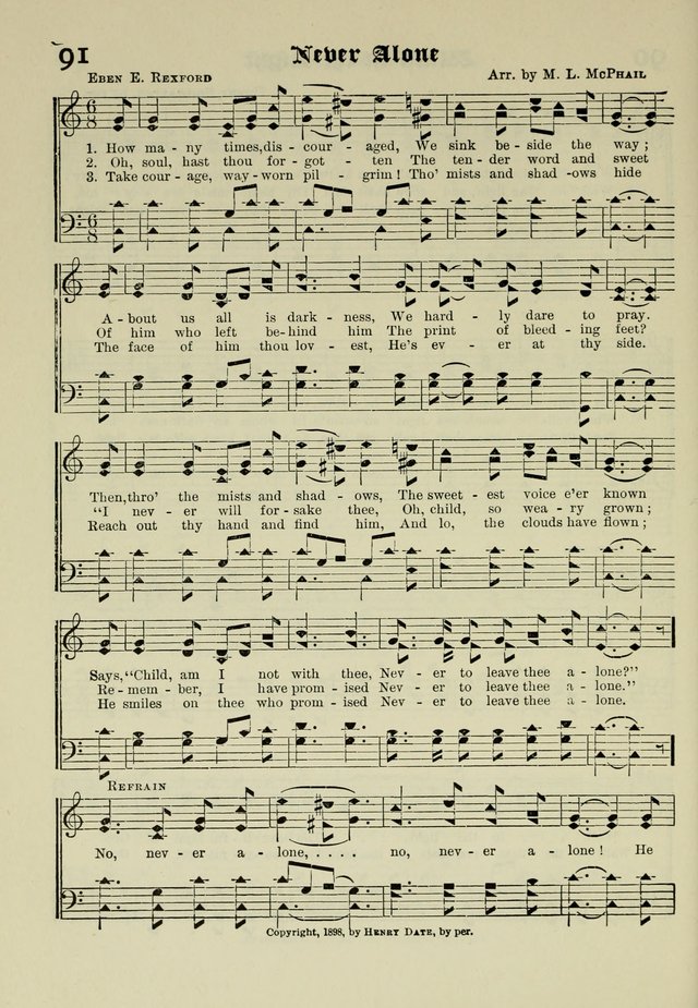 Church and Sunday School Hymnal with Supplement: a Collection of Hymns and Sacred Songs ... [with Deutscher Anhang] page 54