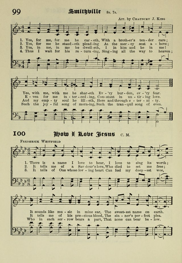 Church and Sunday School Hymnal with Supplement: a Collection of Hymns and Sacred Songs ... [with Deutscher Anhang] page 62