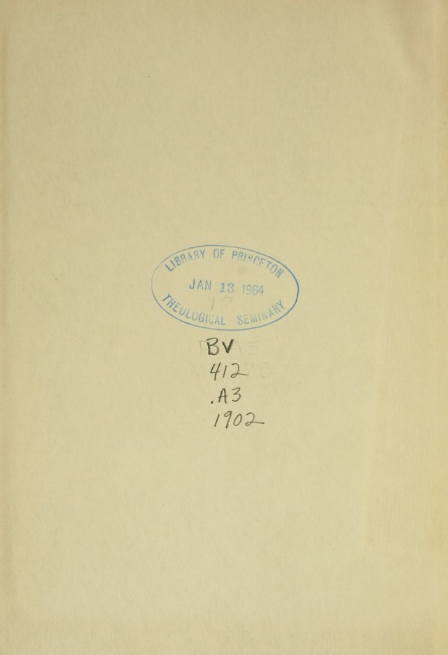 Church and Sunday School Hymnal with Supplement: a Collection of Hymns and Sacred Songs ... [with Deutscher Anhang] page ii