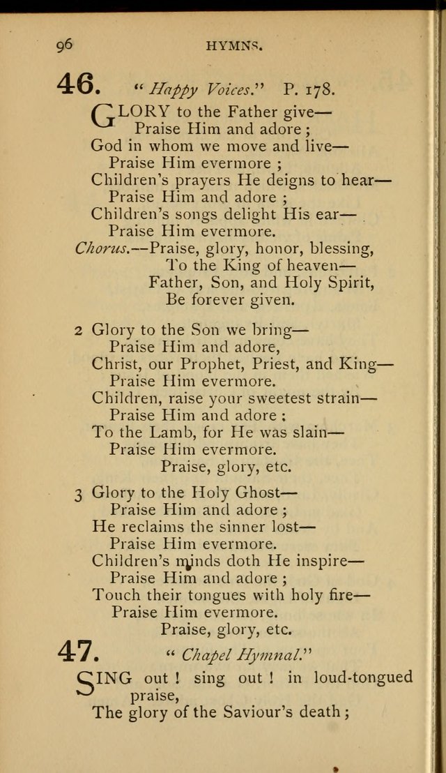 Chapel Treasures (Christ Chapel Sabbath-School, Lebanon, PA) page 103