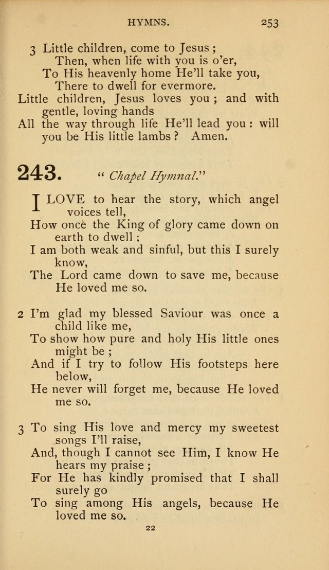Chapel Treasures (Christ Chapel Sabbath-School, Lebanon, PA) page 260