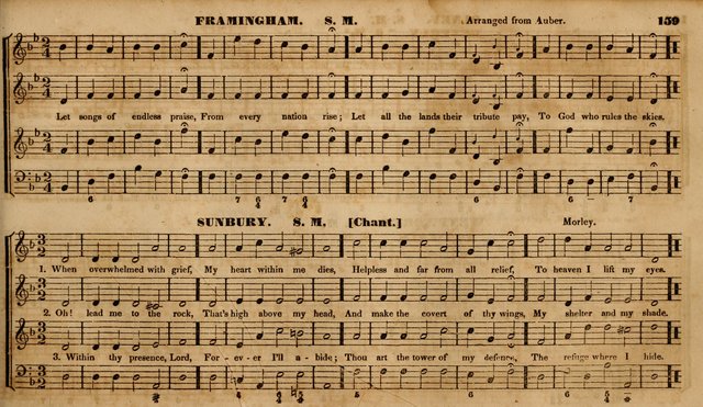 The Choir: or, Union collection of church music. Consisting of a great variety of psalm and hymn tunes, anthems, &c. original and selected. Including many beautiful subjects from the works.. (2nd ed.) page 159
