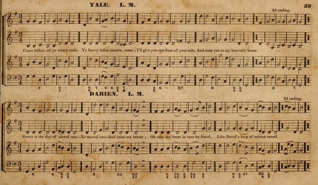 The Choir: or, Union collection of church music. Consisting of a great variety of psalm and hymn tunes, anthems, &c. original and selected. Including many beautiful subjects from the works.. (2nd ed.) page 59