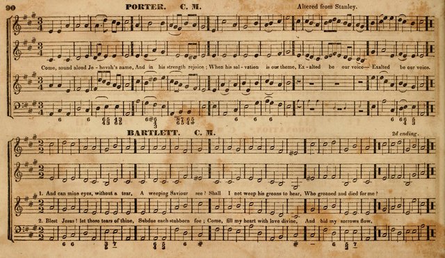 The Choir: or, Union collection of church music. Consisting of a great variety of psalm and hymn tunes, anthems, &c. original and selected. Including many beautiful subjects from the works.. (2nd ed.) page 90