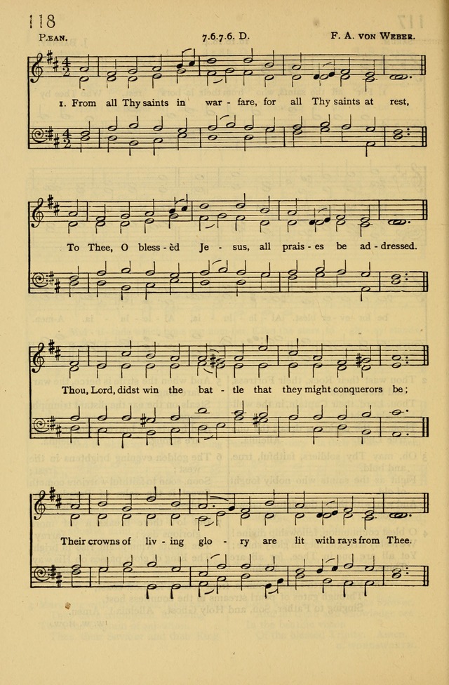 Columbia University Hymnal page 126