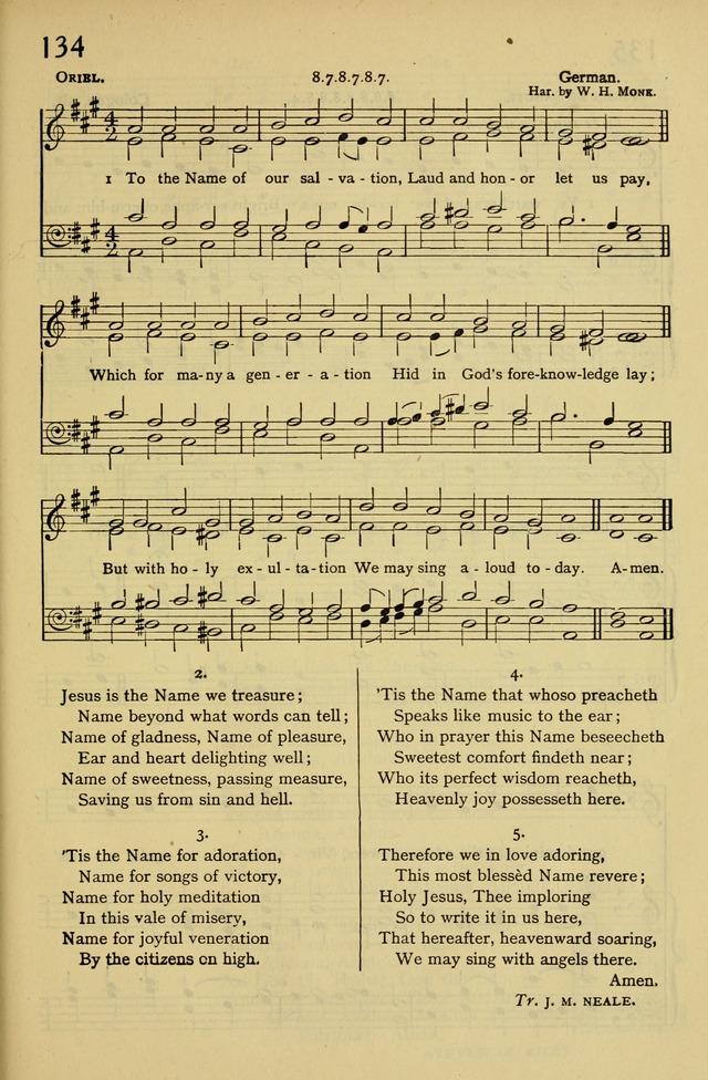 Columbia University Hymnal page 143