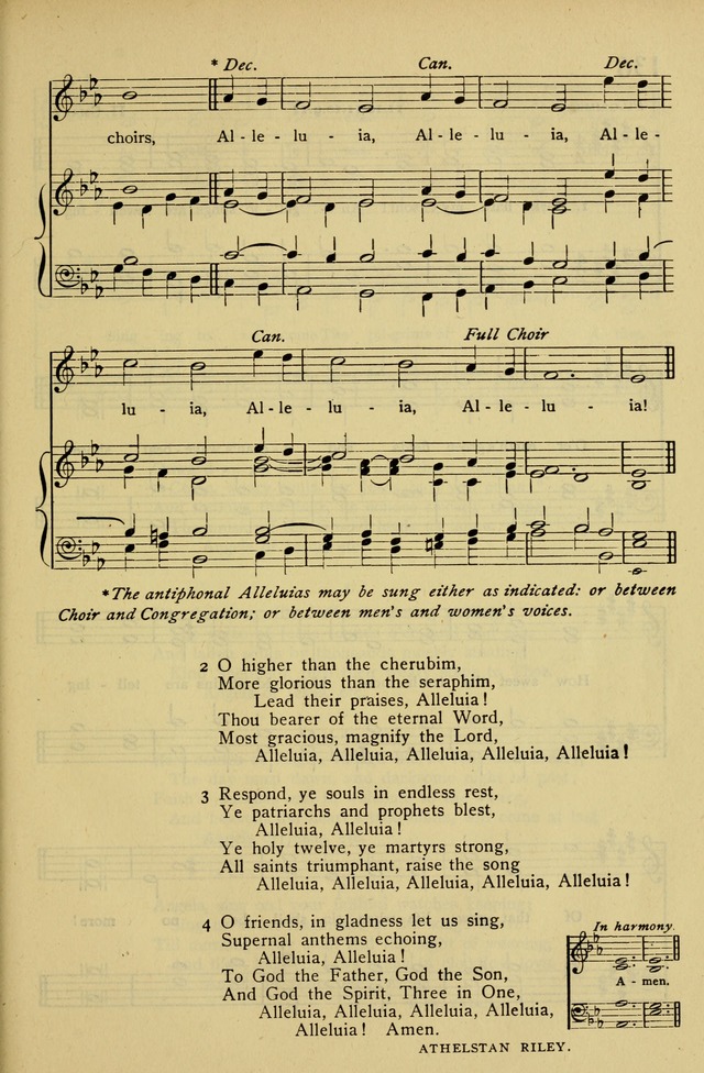 Columbia University Hymnal page 145