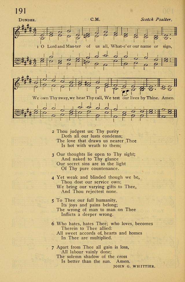 Columbia University Hymnal page 206