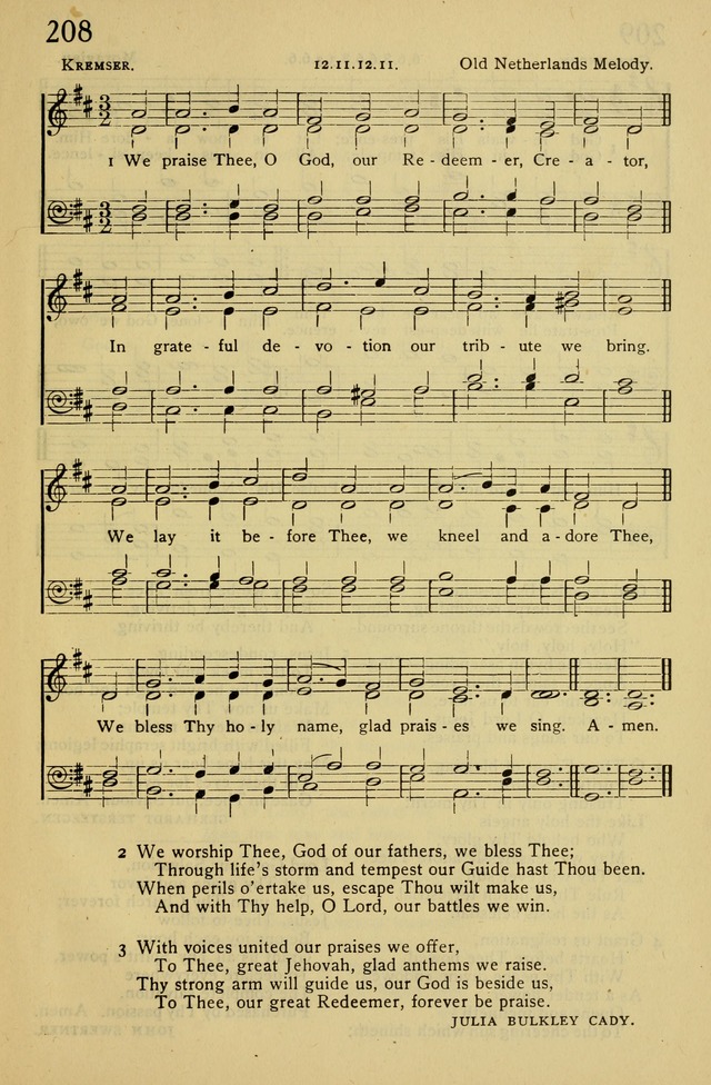 Columbia University Hymnal page 227