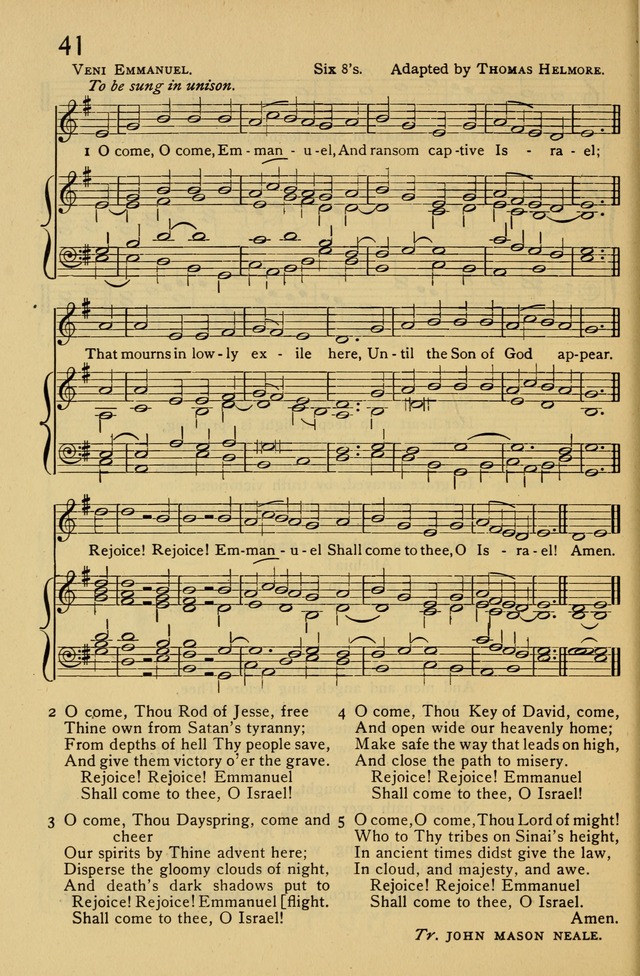 Columbia University Hymnal page 42